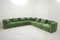 Divano modulare vintage verde di Rolf Benz, Immagine 8