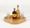 Mid-Century Serviertablett aus Acrylglas Wicker & Chrom von Christian Dior, Italien, 1970er 11