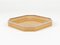 Mid-Century Serviertablett aus Acrylglas Wicker & Chrom von Christian Dior, Italien, 1970er 10