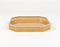 Mid-Century Serviertablett aus Acrylglas Wicker & Chrom von Christian Dior, Italien, 1970er 4
