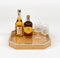 Mid-Century Serviertablett aus Acrylglas Wicker & Chrom von Christian Dior, Italien, 1970er 5