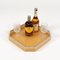 Mid-Century Serviertablett aus Acrylglas Wicker & Chrom von Christian Dior, Italien, 1970er 12