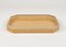 Plateau de Service Mid-Century en Osier Acrylique et Chrome par Christian Dior, Italie, 1970s 3