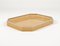 Plateau de Service Mid-Century en Osier Acrylique et Chrome par Christian Dior, Italie, 1970s 11
