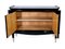 Art Deco Black Sideboard, 1940s 4