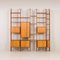 Mueble de pared de pie italiano con 5 bahías de A. Merlo, años 60, Imagen 1