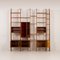 Mueble de pared de pie italiano con 5 bahías de A. Merlo, años 60, Imagen 3