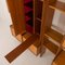 Mueble de pared de pie italiano con 5 bahías de A. Merlo, años 60, Imagen 20
