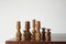 Scandinavian Wooden Candleholders, Set of 7 1