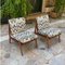 Poltrona Mid-Century in legno di teak con cuscini, Danimarca, Immagine 3