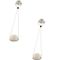 Metal Table Lamps by Stefano Cevoli for Vermezzo, 1980, Set of 2, Image 1