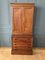 Vintage French Oak & Brass Cabinet, Image 1