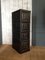 Vintage French Stamped Sheet Metal Filing Cabinet by Strafor, Image 2