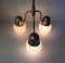 Mid-Century Deckenlampe aus Opalglas und Messing von Asea, 1950er 5