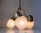 Mid-Century Opaline Glass & Brass Ceiling Light from Asea, 1950s 2