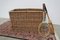 Large Wicker Laundry Basket, 1950s 2