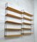 Wall Shelf System Made of Ash by Nisse Strinning for String Sweden, 1960s 5