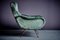 Poltrona in velluto verde nello stile di Marco Zanuso, anni '50, Immagine 4