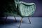 Poltrona in velluto verde nello stile di Marco Zanuso, anni '50, Immagine 7