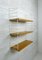 Wall Shelving System in Teak with White Uprights by Nisse Strinning for String, 1960s 4