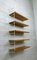 Teak Wall Shelving System by Nisse Strinning for String, 1960s 4