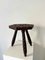 Brutalist Colonial Style Carved Tripod Stool, Spain, 1940s 2