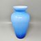 Blaue Jackated Vase aus Muranoglas, Italien, 1960er 1