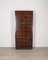 Italienische Vintage Aktenkiste aus Holz im Industriestil 2