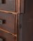 Italienische Vintage Aktenkiste aus Holz im Industriestil 12