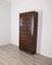 Italienische Vintage Aktenkiste aus Holz im Industriestil 1