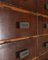 Italienische Vintage Aktenkiste aus Holz im Industriestil 11