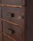 Italienische Vintage Aktenkiste aus Holz im Industriestil 4