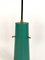 Lampade a sospensione in vetro di Murano verde e giallo di Vistosi, Italia, anni '70, set di 2, Immagine 10