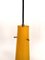 Lampade a sospensione in vetro di Murano verde e giallo di Vistosi, Italia, anni '70, set di 2, Immagine 7
