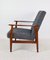 Schwarzer Vintage Clubsessel, 1970er 8