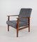 Schwarzer Vintage Clubsessel, 1970er 7