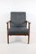 Schwarzer Vintage Clubsessel, 1970er 2