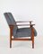 Schwarzer Vintage Clubsessel, 1970er 11