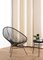 Black Acapulco Chair with Petroleum Cushion by OK Design, Image 9