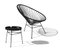 Black Centro Stool with Black Tray by OK Design 2