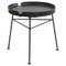 Black Centro Stool with Black Tray by OK Design 1