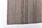 Tappeto Kilim Mid-Century marrone scuro, 1960, Immagine 9