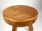 Taburete Sandoz de pino de Charlotte Perriand para Les Arcs, Francia, años 60, Imagen 11