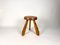 Taburete Sandoz de pino de Charlotte Perriand para Les Arcs, Francia, años 60, Imagen 5
