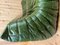 Green Dubai Leather Togo 2-Seater Sofa by Michel Ducaroy for Ligne Roset 4