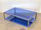 Table Basse Cristal Art en Acier et Verre, 1970s 3