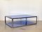 Table Basse Cristal Art en Acier et Verre, 1970s 5