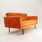 Italian Orange Velvet Daybed, 1950s 2