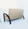 Art Deco Sofa aus Nussholz, 1930er 8