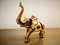 Elefante vintage de latón dorado, Imagen 7